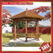 outdoor backyard Chinese antique wood look aluminum gazebo pavilion canopy awning shelter shed for sale supplier