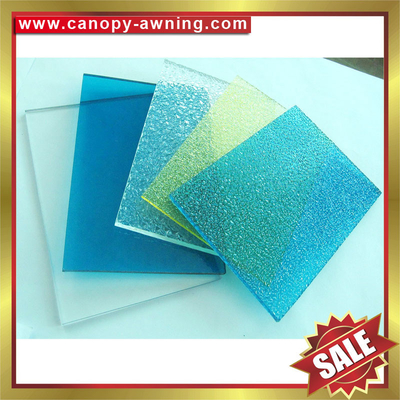 China high quality solid polycarbonate roofing PC sheet sheeting for building and greenhouse project supplier